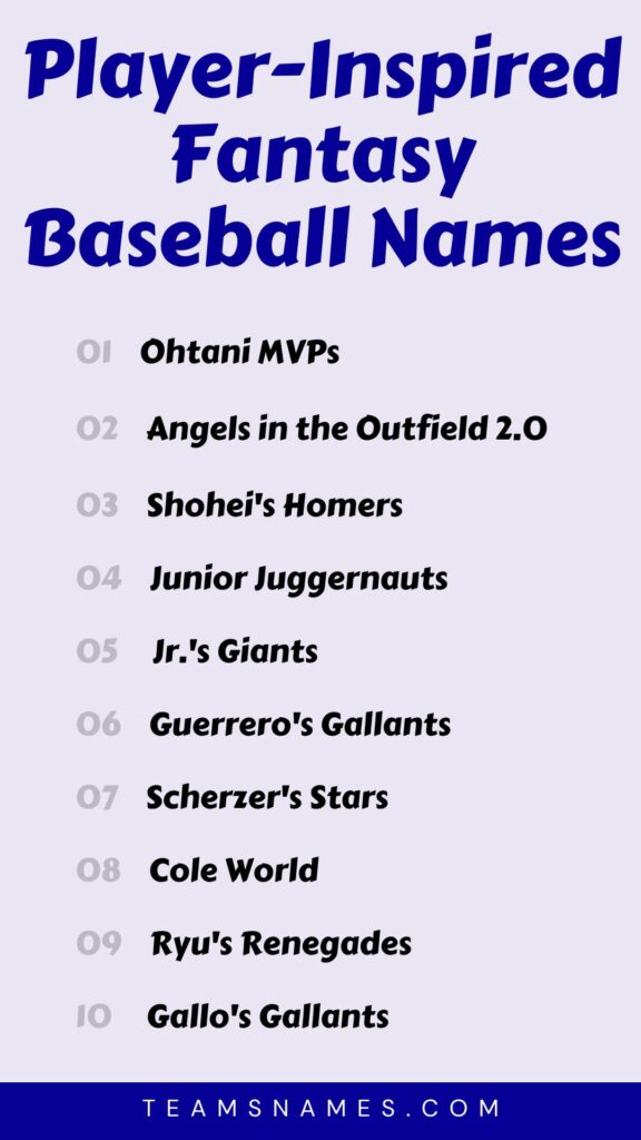 Fantasy Baseball Team Names: Hilarious Ideas to Stand Out