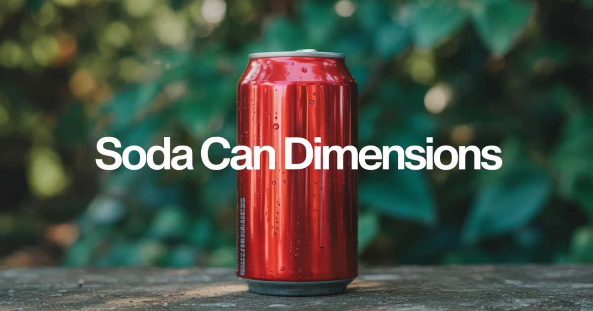 Height of a Soda Can: Standard Sizes You Didn’t Know