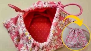 How to Make a Drawstring Bag (Beginner DIY Tutorial)