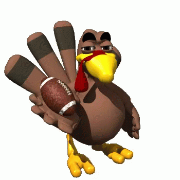 Happy Thanksgiving Football Turkey