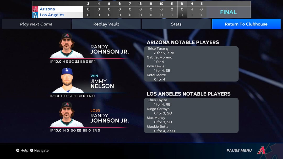 A Game To Forget But A 10th Inning To Remember