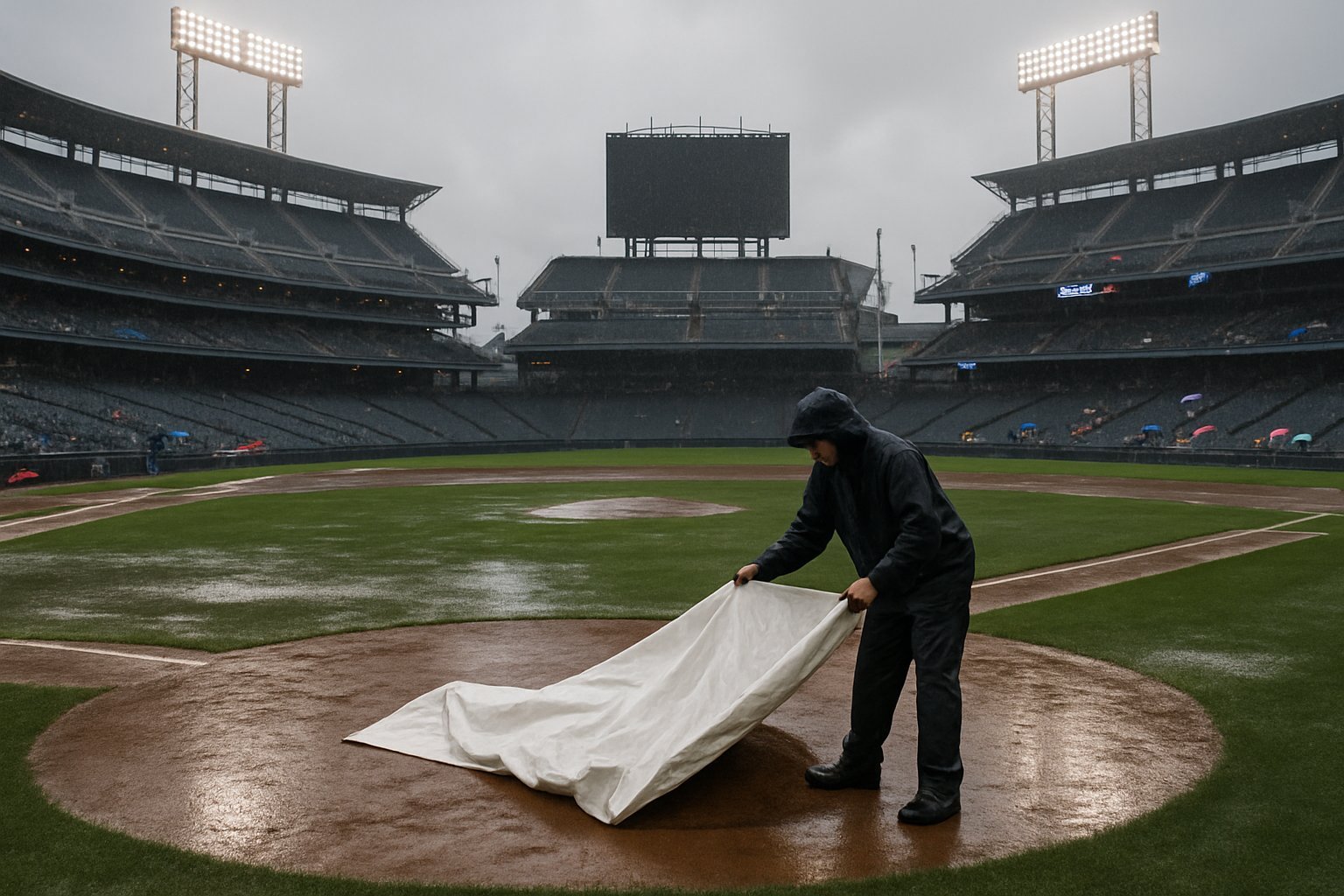 The Rain Delay Interview Where the Player is Clearly Just Hungry