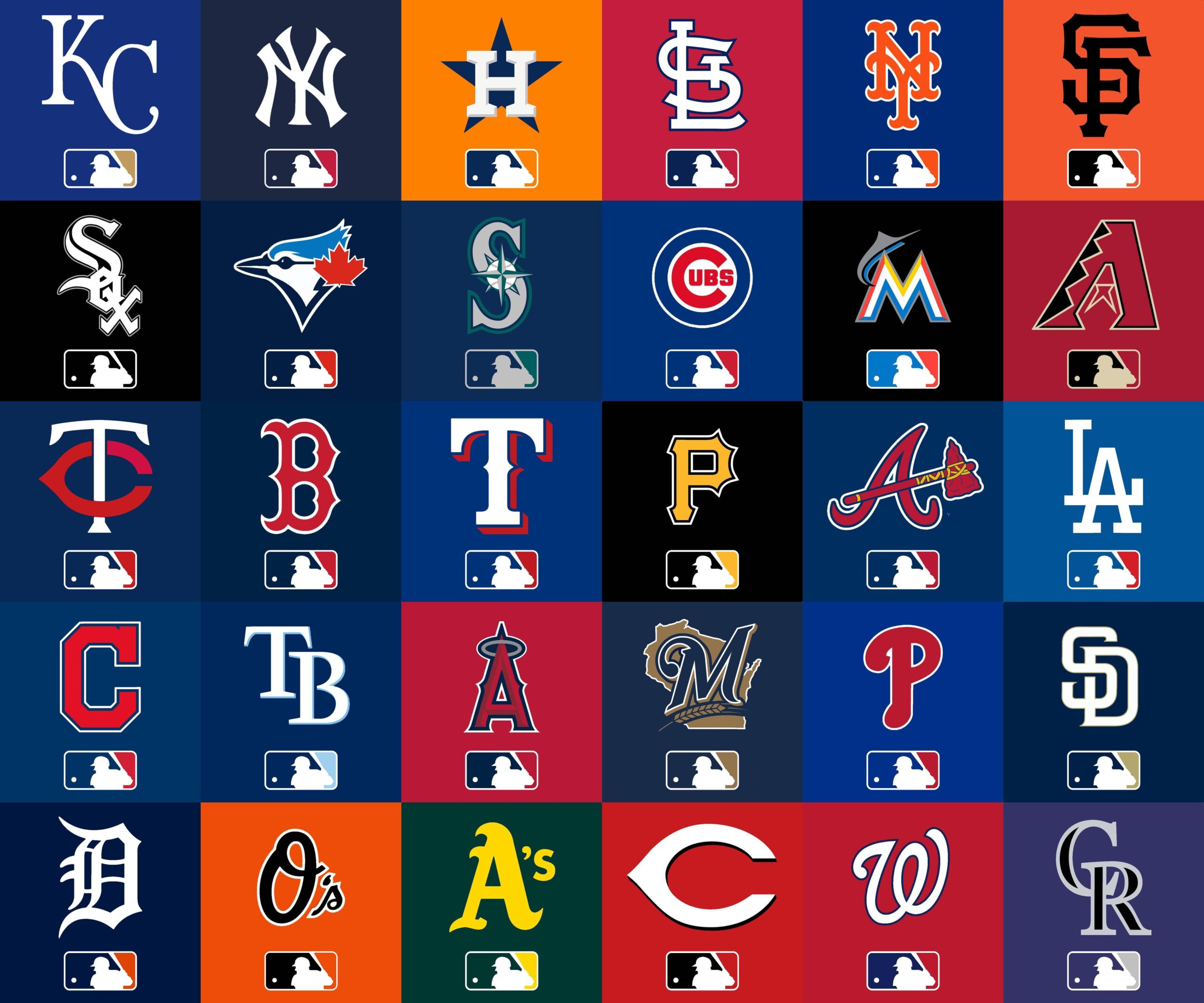 Printable MLB Teams List: All 30 Teams in One Sheet