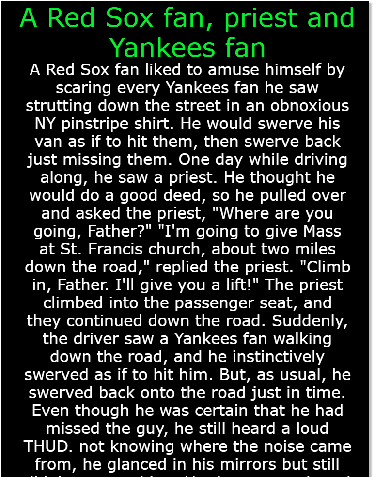 Father Tells Son To Become A Red Sox Fan Or Find A New Place To Live